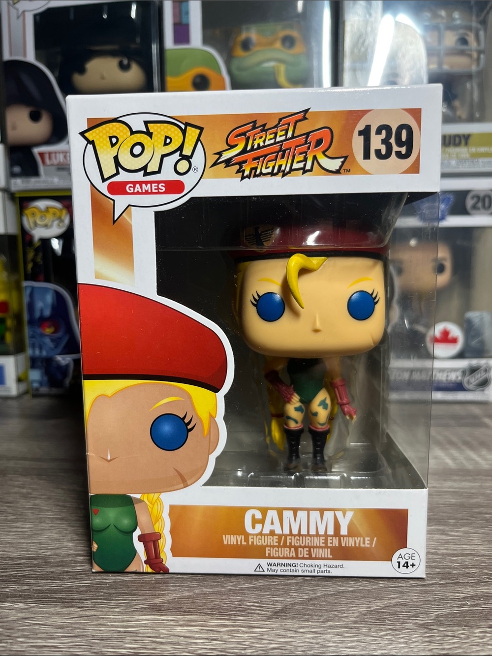 Funko Pop! Games Street Fighter Cammy – Green, Red, Yellow, Blue